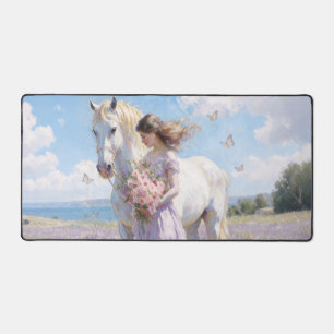 Caballo Blanco y Doncella junto al Mar Alfombrilla
