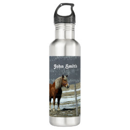 Caballo Borrador Belga En Botella De Agua Paddock