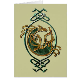 Caballo céltico Knotwork - piedra