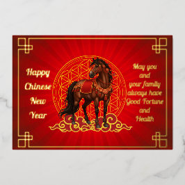 Caballo con nubes llamativas tarjeta de Relieve me