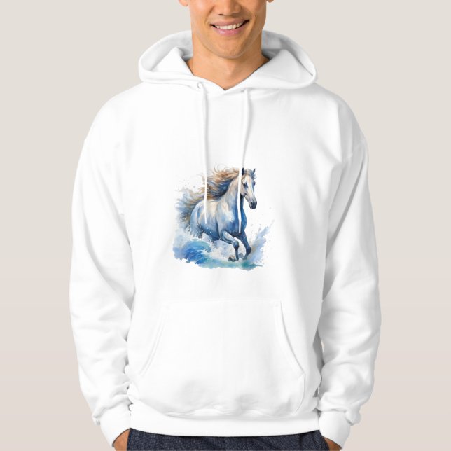 Caballo de Agua Sudadera con capucha ! (Anverso)