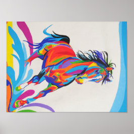 Caballo de arte pop