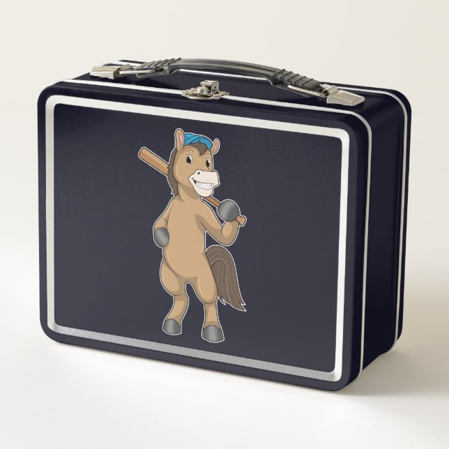 Caballo de béisbol con bate de béisbol (Anverso)