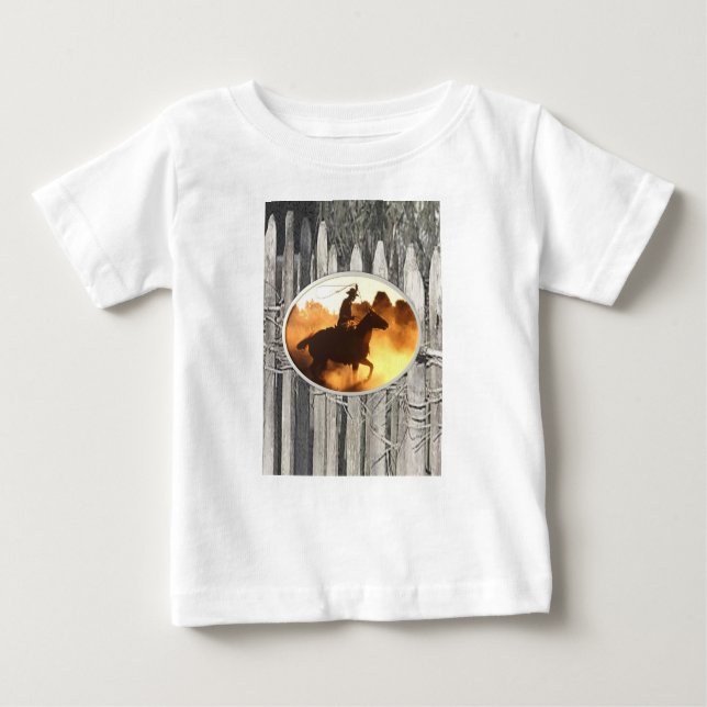 Caballo de Camiseta Bebé (Anverso)