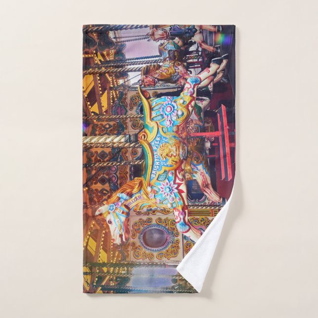 Caballo de carrusel (Toalla de mano)