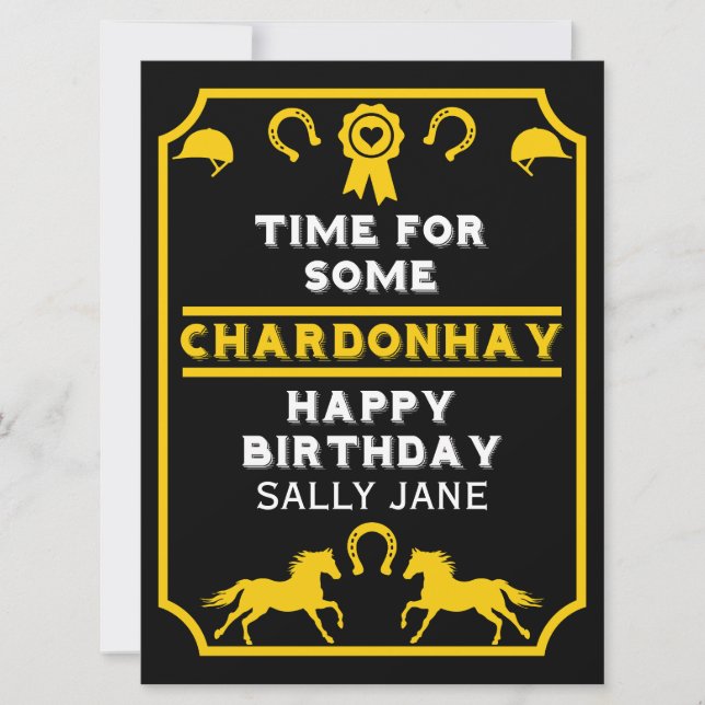 Caballo de Cumpleaños (Anverso)