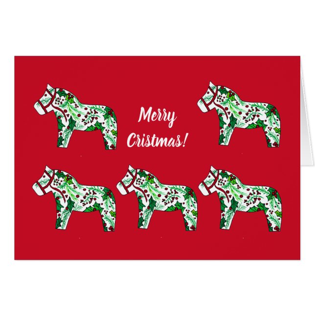 Caballo de feriado para navidades (Anverso (Horizontal))