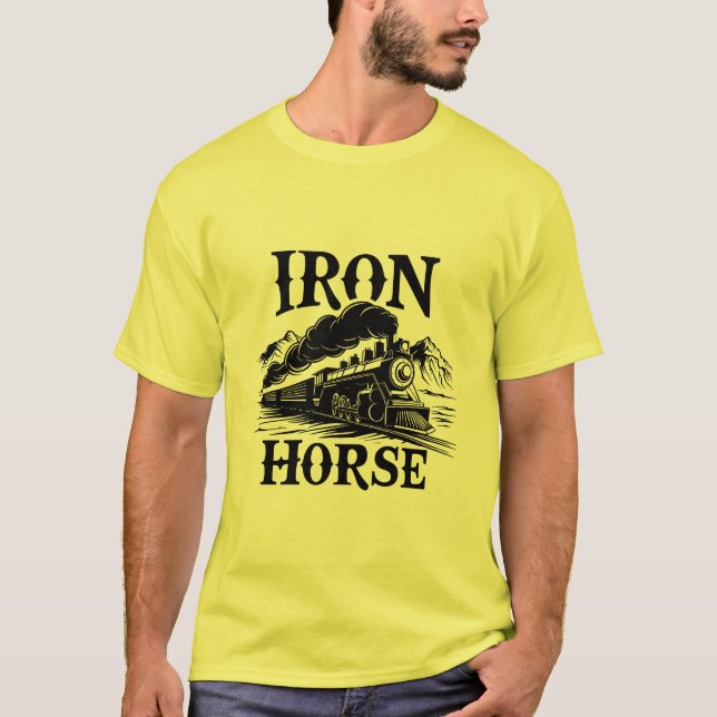 Caballo de Hierro" Camiseta de Locomotora Occident (Anverso)