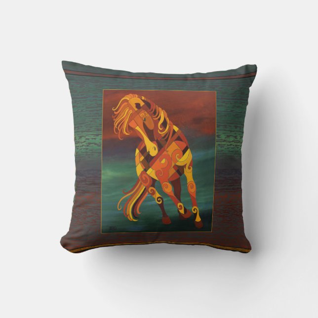 Caballo de la castaña de la almohada del caballo (Anverso)