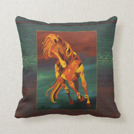 Caballo de la castaña de la almohada del caballo