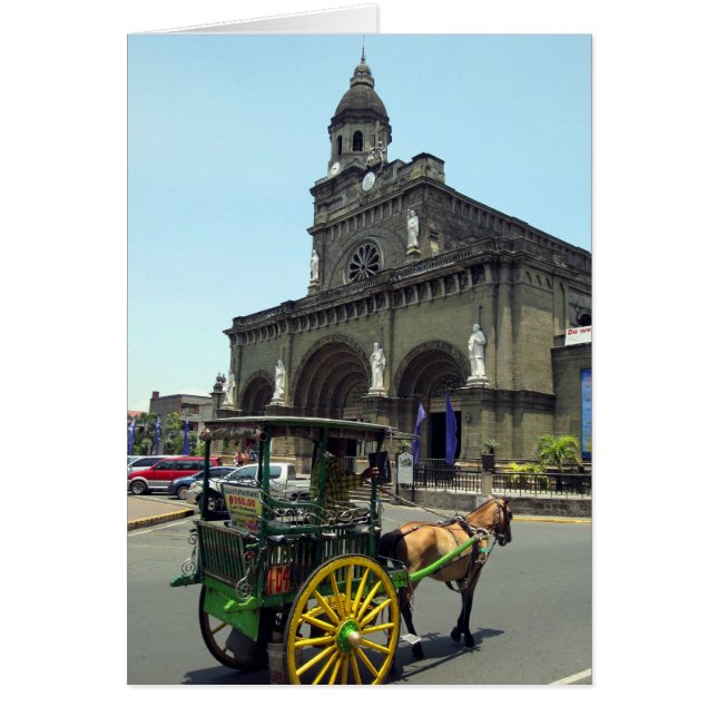 caballo de la catedral de manila (Frente)