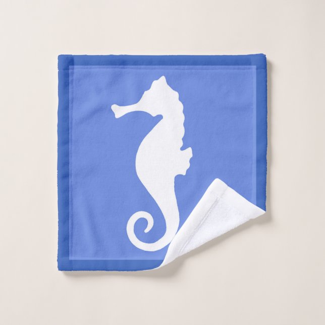 Caballo de mar azul (Toallita)
