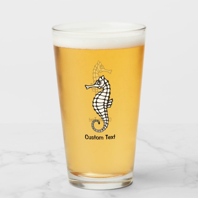 Caballo de mar negro (Anverso (lleno))