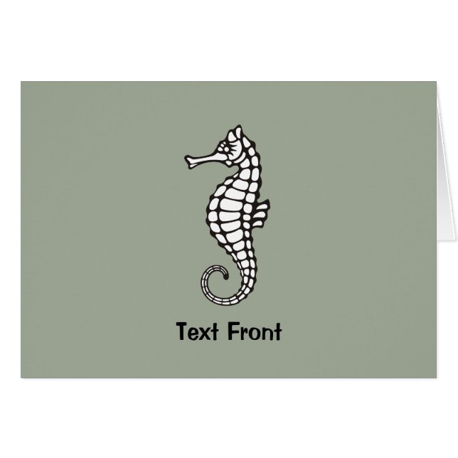 Caballo de mar negro (Anverso (Horizontal))