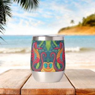 Caballo de mar Vino Tumbler caliente o frío