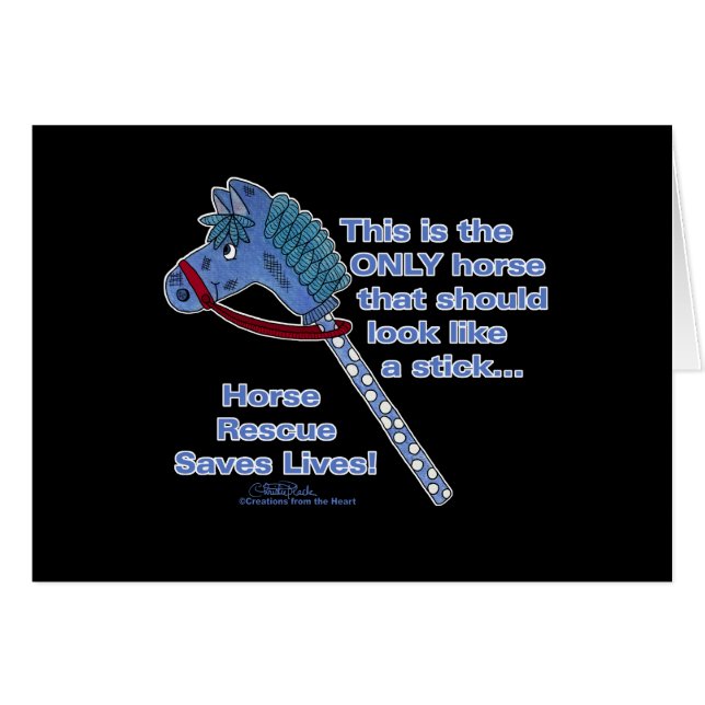 Caballo de palo (Anverso (Horizontal))