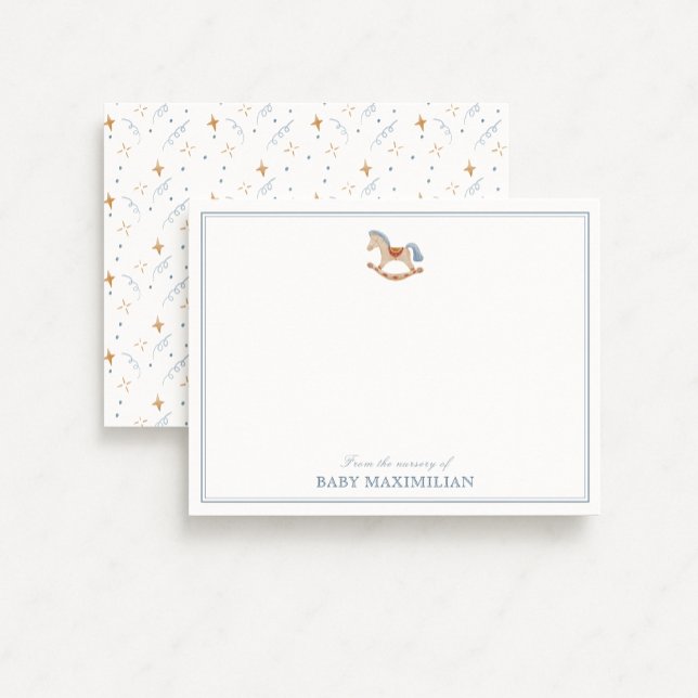 Caballo de Rocking, desde el vivero de, tarjeta de (Subido por el creador)