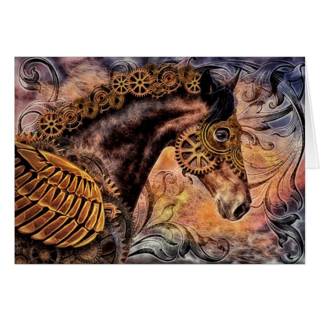 Caballo de Steampunk (Anverso (Horizontal))
