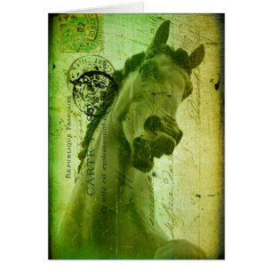 Caballo del Grunge Postal-Como