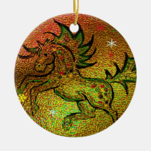 Caballo del navidad - ornamento