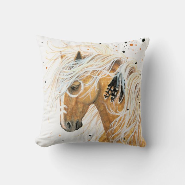 Caballo del Palomino por la almohada de BiHrLe (Anverso)