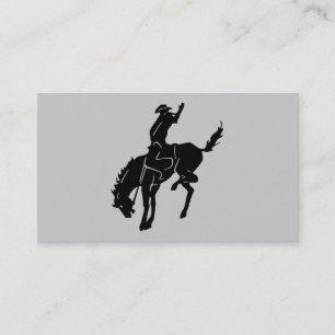 Caballo en la tarjeta de visita del rodeo
