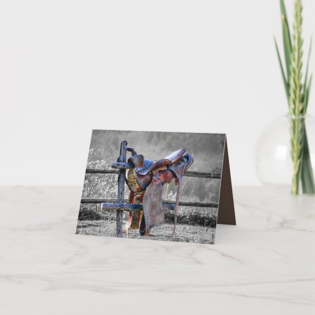 Caballo En La Valla De Corral En Occidente (Anverso)