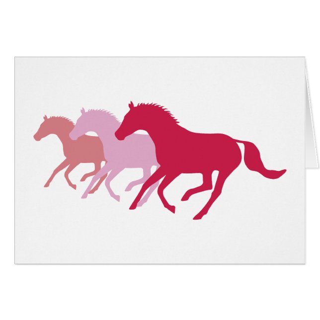 Caballo en marcha (rojo) (Anverso (Horizontal))
