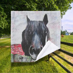 Caballo en un jinete ecuestre de pintura