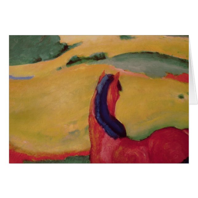 Caballo en un paisaje, 1910 (Anverso (Horizontal))