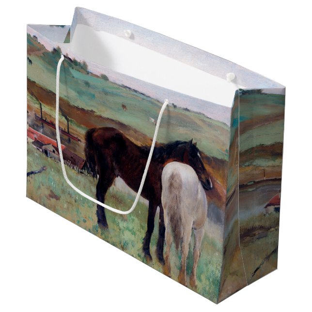 Caballo en una pradera, bolsa grande de regalos Ed (Angulo Anverso)