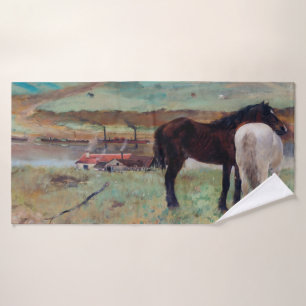 Caballo en una pradera, Edgar Degas