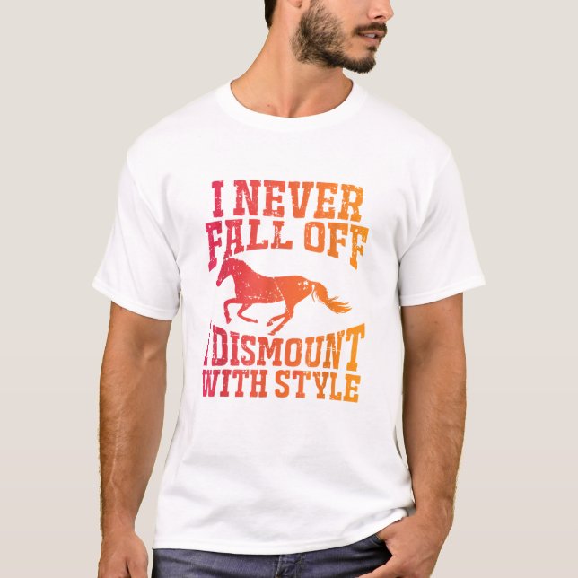 Caballo Enamorado Caballo Ecuestre Camiseta (Anverso)
