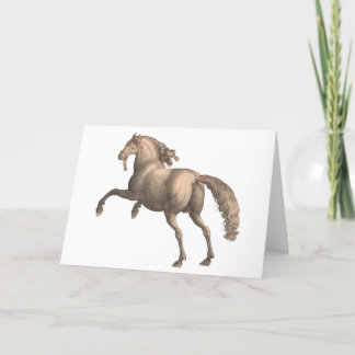 Caballo español - Tarjeta de saludo