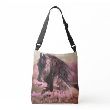 Caballo Friesiano de Belleza Negra - Bolsa de Tote