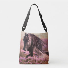 Caballo Friesiano de Belleza Negra - Bolsa de Tote
