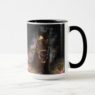 Caballo Friesiano de Belleza Negra - Mug, Copa