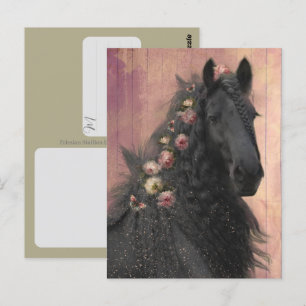 Caballo Frisón - Tarjeta postal