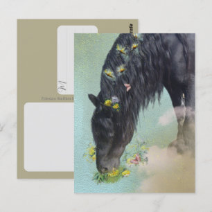 Caballo Frisón - Tarjeta postal