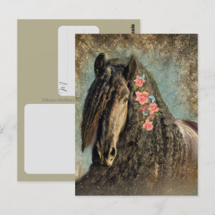 Caballo Frisón - Tarjeta postal