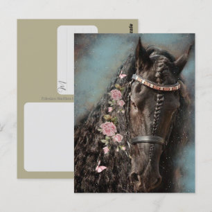 Caballo Frisón - Tarjeta postal
