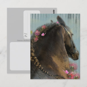 Caballo Frisón - Tarjeta postal