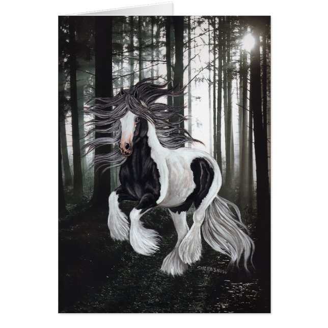 Caballo gitano en el bosque (Frente)