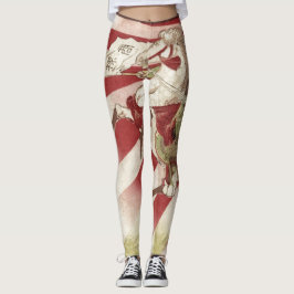 CABALLO IMPRESO JAPONÉS Leggings