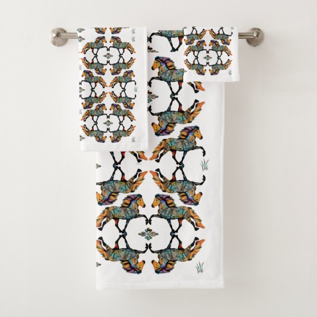 Caballo islandés de Pop Art  (In situ)