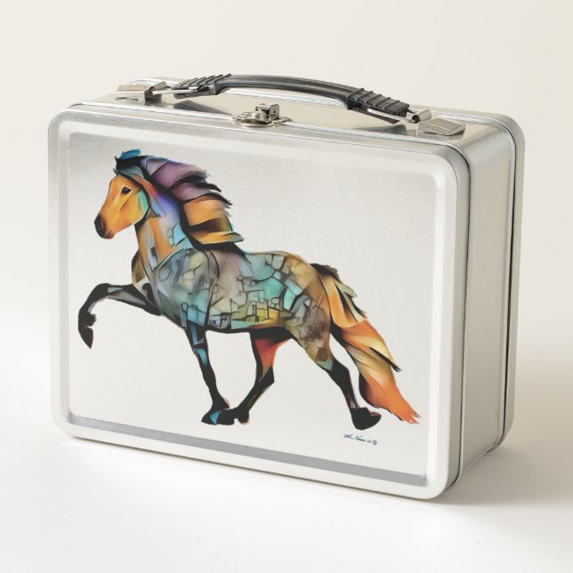 Caballo islandés Pop Art (Anverso)