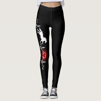 Caballo Legging para los chicas del amante de la