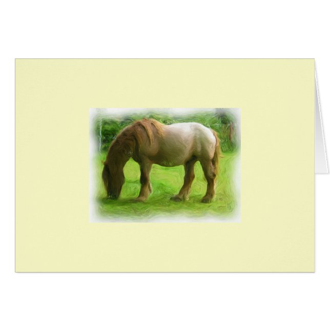 Caballo marrón (Anverso (Horizontal))