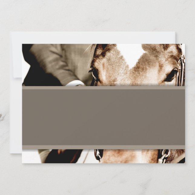 Caballo marrón y blanco (Anverso)