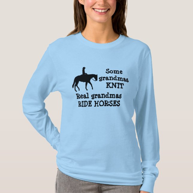 Caballo montado por la camisa de la abuela (Anverso)